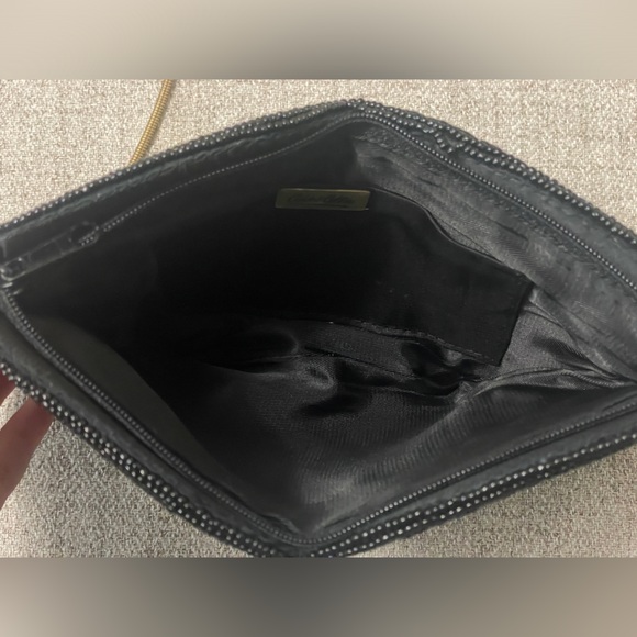 VINTAGE ANDRE CELLINI Black Beaded Shoulder Bag - Picture 3 of 7